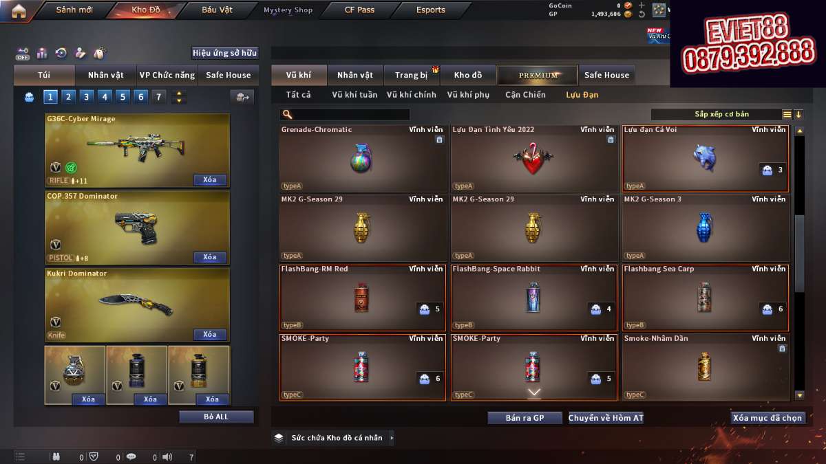 shop acc cf uy tin gia re